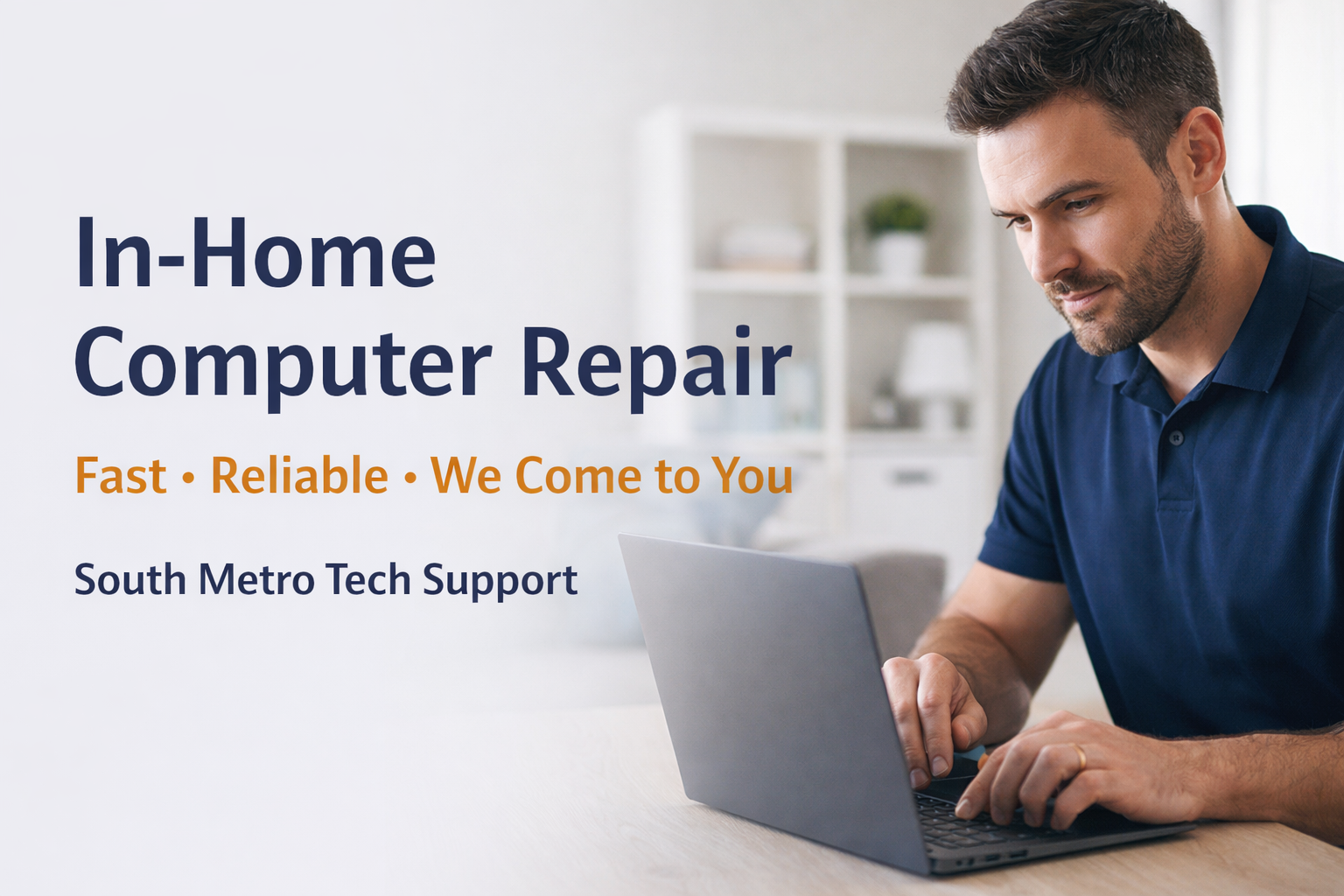 In-home computer repair and tech support services in the South Metro area